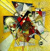 Wassily Kandinsky gult ackompanjemang oil painting on canvas